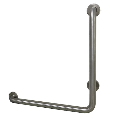 Made To Match Contemporary Grab Bar, 27-1/16" L, 304 Stainless Steel, Brushed Nickel GBL1224CSL8